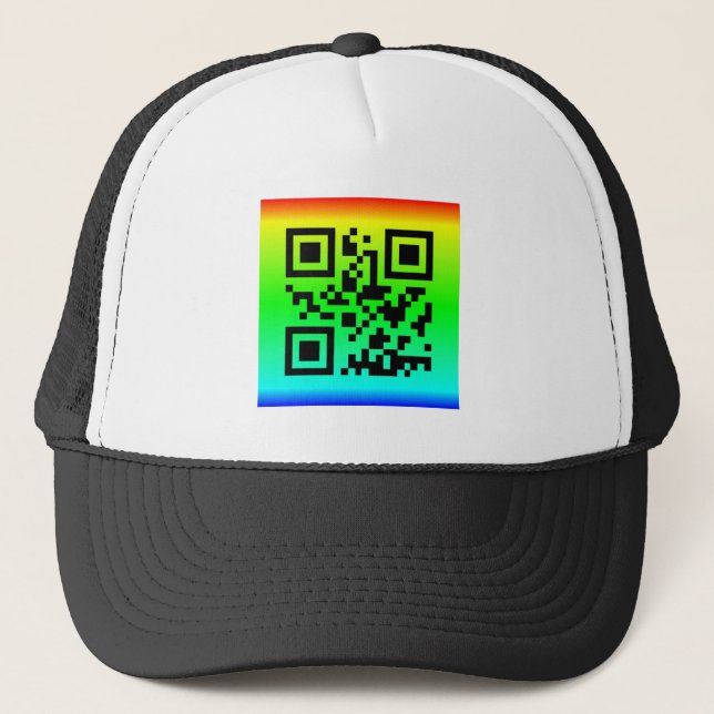 QR Code® - TACK FÖR DIN HJÄLP Keps (Framsida)