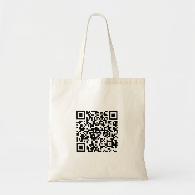 QR-Code Tasche Tygkasse (Framsidan)
