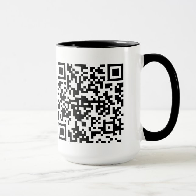 QR-Code Tasse Mugg (Höger)