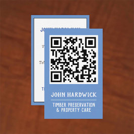 QR Code Timber Protection & Egendom Care Visitkort