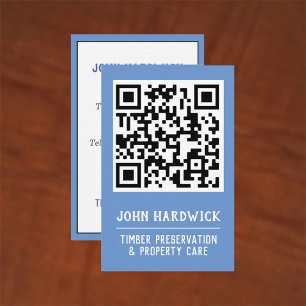 QR Code Timber Protection & Egendom Care Visitkort