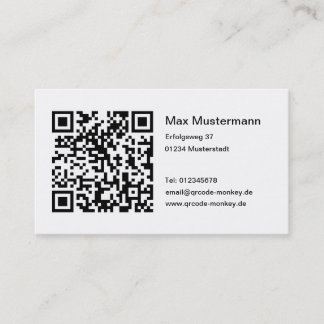 QR-Code Visitenkarten Visitkort
