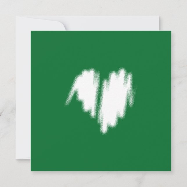 Qr Code White Heart Graffiti Sprayed (Framsida)