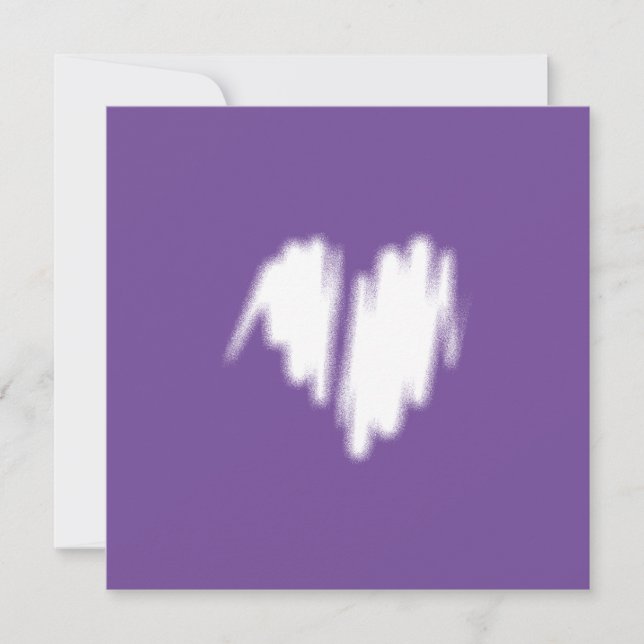 Qr Code White Heart Graffiti Sprayed (Framsida)