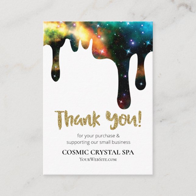 *~* QR . COSMIC DRIP LOGOTYP Review AP8 Tilläggskort (Framsida)