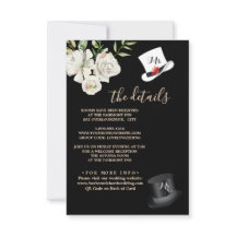 QR-enhetskort för svartvitt Bröllop