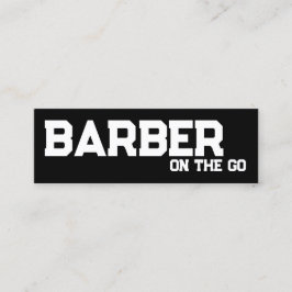 QR för Mobile Barber Anpassningsbar Mini Visitkort
