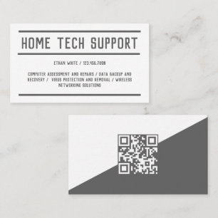 QR Home IT Support Visitkort