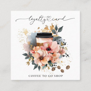 *~* QR-kaffet till Go Glitter Heart Rewards-Blommi Lojalitetskort