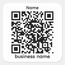 QR-klistermärkesmall
