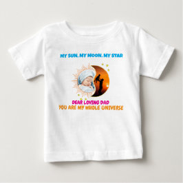 QR-kod Anpassad Foto Fars Dag Barn T-Shirt