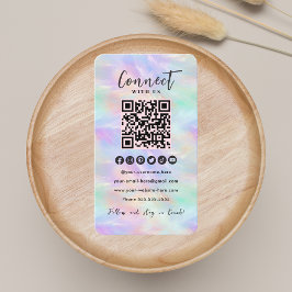 QR-kod Anslut med den optiska Snyggten för USA-ori Visitkort