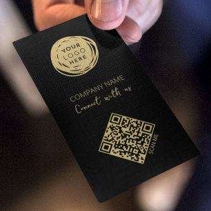 QR-kod Anslut med Social-media från USA Visitkort