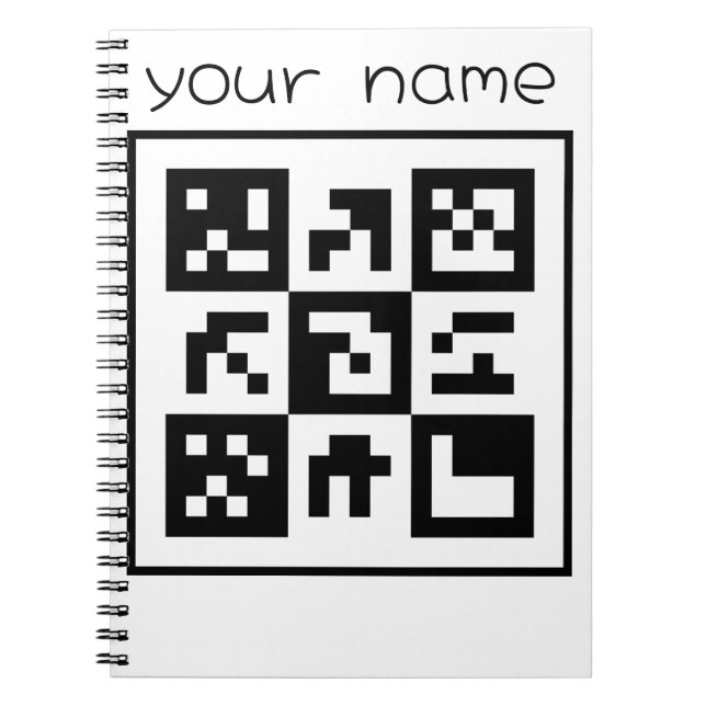 qr-kod anteckningsbok (Framsidan)