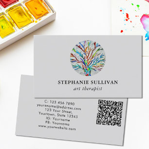 QR-kod Art Therapist Visitkort