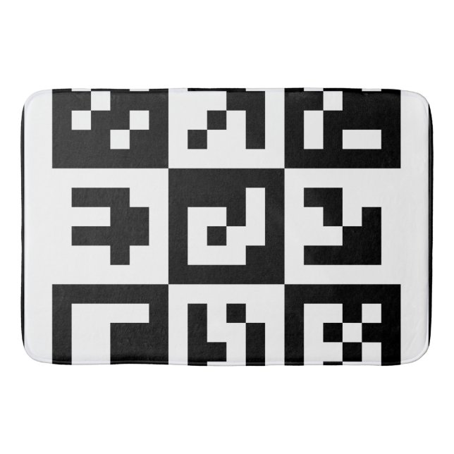 qr-kod badrumsmatta (Framsidan)