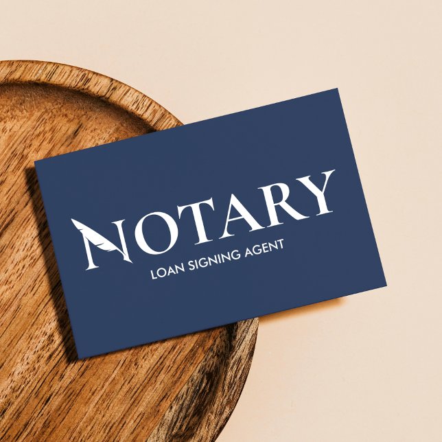 QR-kod blå och vit Professionell Notarius Visitkort (Skapare uppladdad)