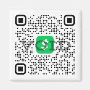 QR-kod Cash App Magnet