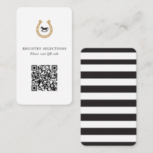 QR-kod Derby Baby Shower-presentregistret eller In Tilläggskort