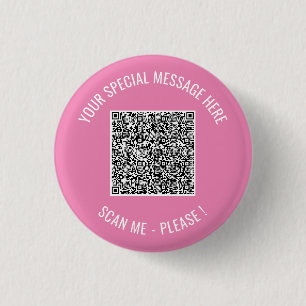 QR-kod ditt Speciella meddelande - Modern överrask Knapp