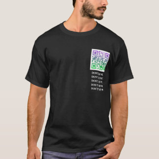 QR-kod DoodleDrip.com T Shirt
