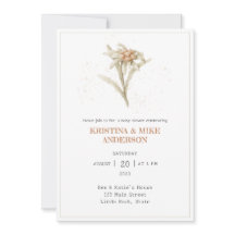 QR-kod Edelweiss Alpine Flower Baby Shower