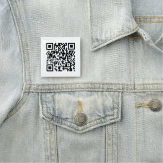 QR-kod enkel klar och minimalistisk modern Namnbricka