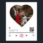 QR-kod: Ett par-årsfoto för Anpassningsbarna Sång, Poster<br><div class="desc">Modern design och elegant har tryckt Unik QR-kod. Ett par årsdagar i Sång-Anpassningsbarna - Heart Photo Poster som kan anpassas med texten. Klicka på knappen "Anpassa" och använda verktyg som är utformat för att ändra mallen. Om du vill ändra plats för tidsmarkören flyttar du användans blanksteg för att flytta cirkelpunkten....</div>