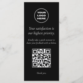 QR-kod Flyer för serverböcker med checkar eller Meny
