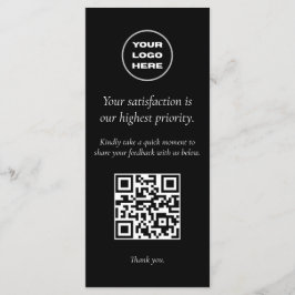 QR-kod Flyer för serverböcker med checkar eller Meny