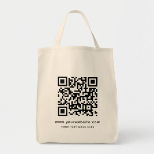 QR-kod för Adress på webbplatsen Överför Logotyp L Tygkasse