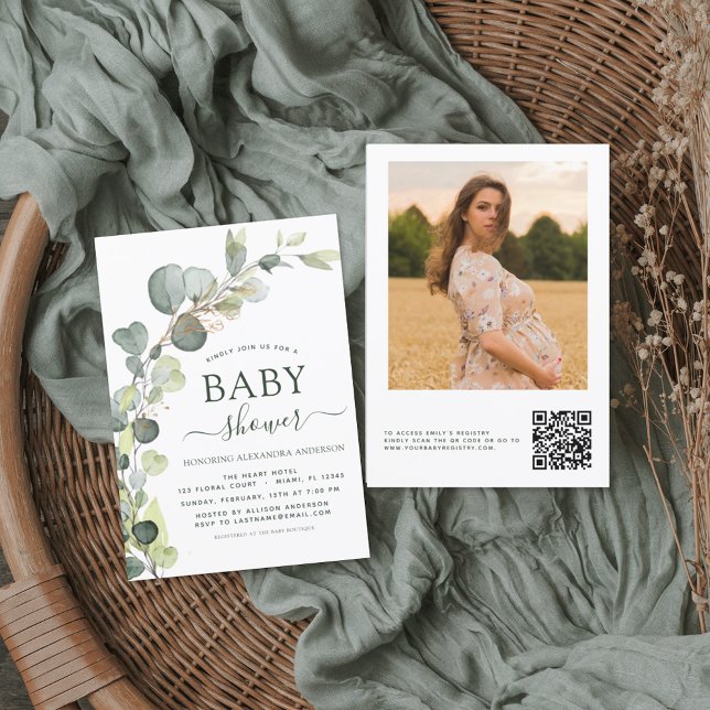 QR-kod för babyvisningsprogram - Foto Greenery Euc (Skapare uppladdad)