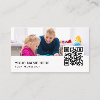 QR-kod för barnarbetsterapi Visitkort
