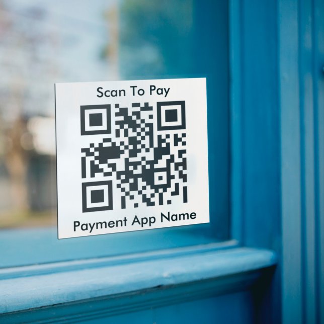 QR-kod för betalning Klistermärken (Skapare uppladdad)