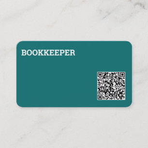 QR-kod för bokhållarens revisor Visitkort