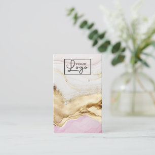 QR-kod för ditt Logotyp Metallic Beach Earring Car Visitkort