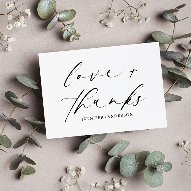 QR-kod för elegant Kärlek och tack för Bröllop (Skapare uppladdad)