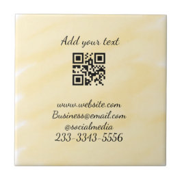 QR-kod för enkel anpassningsbar lägger till namnte Kakelplatta