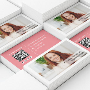 QR-kod för enkel Photo Professionell Visitkort