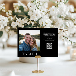 QR-kod för fotodelning Bordsnummer