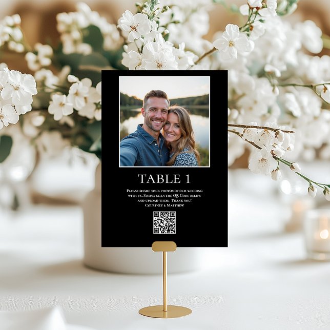 QR-kod för fotodelning Bordsnummer (Skapare uppladdad)