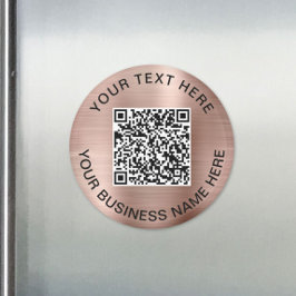 QR-kod för främjande av Ro Guld Magnet