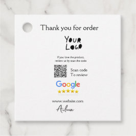 QR-kod för genomsökning av affärswebbplats för Goo Gåvor Etiketter