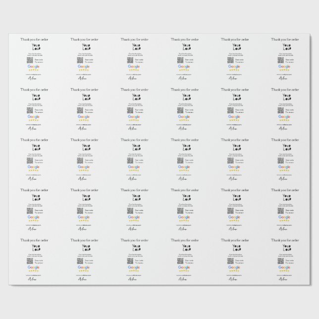QR-kod för genomsökning av affärswebbplats för Goo Presentpapper (Platt)