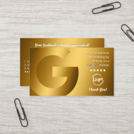 QR-kod för Google Review Visitkort