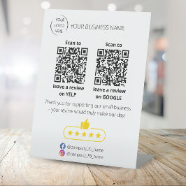 QR-kod för granskning av små företag GOOGLE och YE