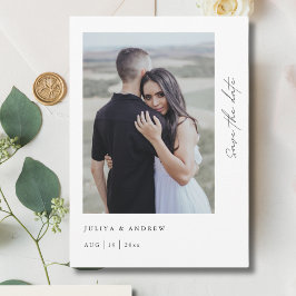 QR-kod för kortskript för trendig Spara Datumet