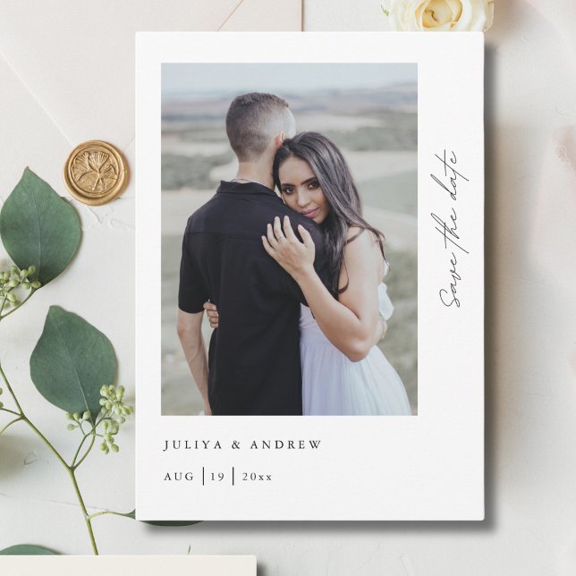 QR-kod för kortskript för trendig Spara Datumet (Skapare uppladdad)