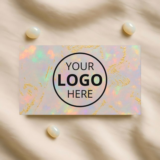 QR-kod för Opal Stone-Logotyp Visitkort (Skapare uppladdad)