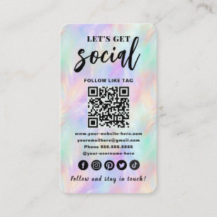 QR-kod för originalopal Snyggt, anslutning med USA Visitkort